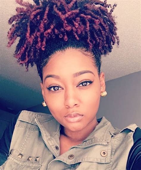 Gorgeous pineapple @dayelasoul - https://blackhairinformation.com/hairstyle-gallery/gorgeous ...