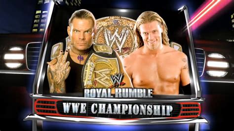 Jeff Hardy vs. Edge Royal Rumble 2009 : r/WWEMatchGraphics