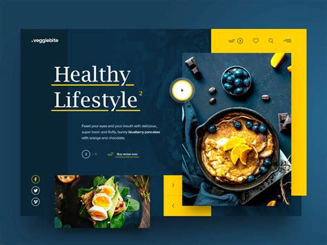 Top 10 Website Layout Ideas | Food web design, Creative web design, Food design