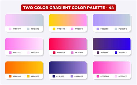 Buy Gradient Color Palette Online In India India, 54% OFF