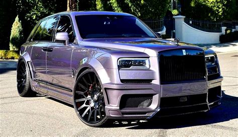 Purple Rolls Royce Cullinan on Custom Forgiato Wheels