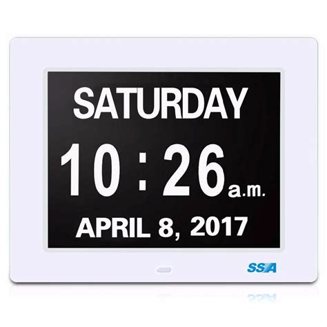 Digital Calendar Clock With Day Date