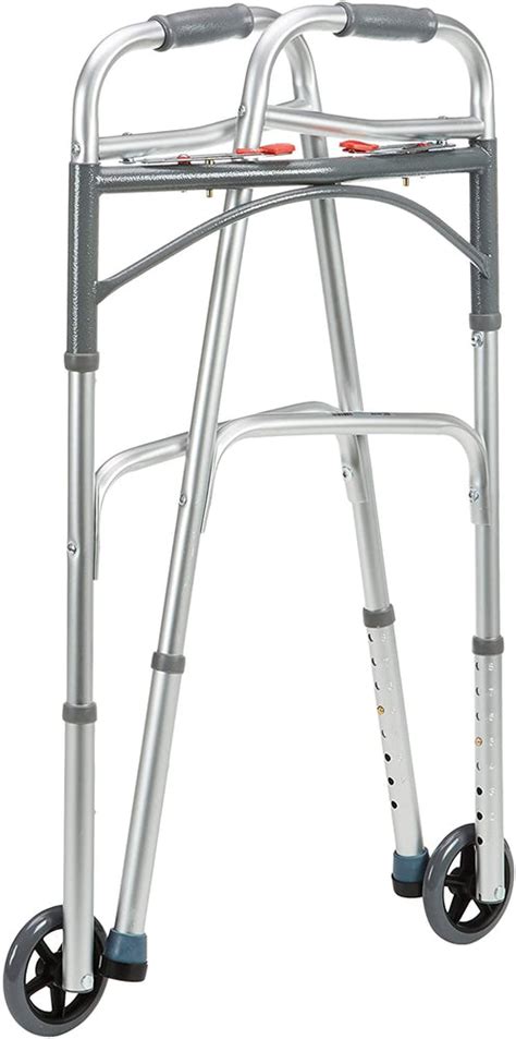 Folding Walking Zimmer Frame with Wheels – Ability Superstore