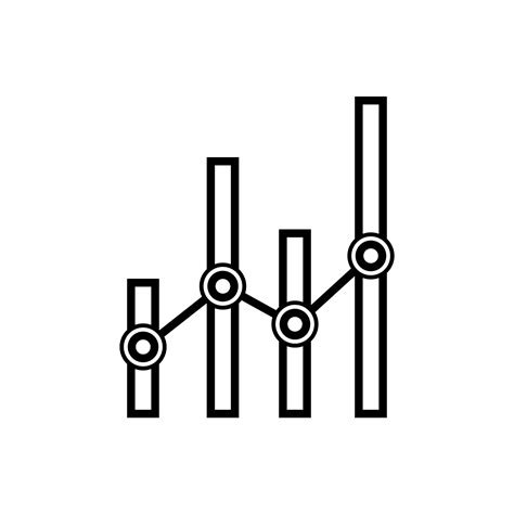 bar chart analysis icon vector 10954467 Vector Art at Vecteezy