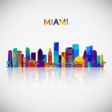 Miami Skyline Illustrations, Royalty-Free Vector Graphics & Clip Art - iStock