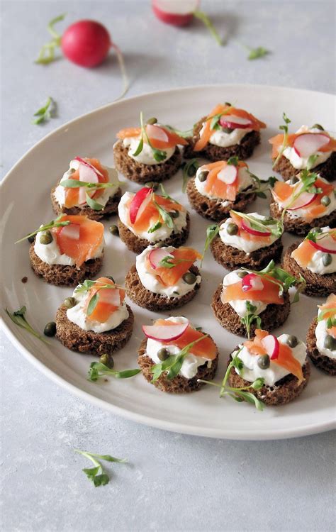 Smoked Salmon & Rye Canapés - Inspired Edibles | Recipe | Canapes recipes, Smoked salmon canapes ...