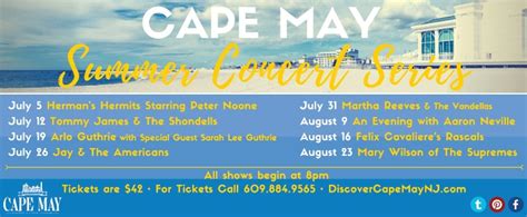 The Jersey Cape - Summer Concert Series in Cape May