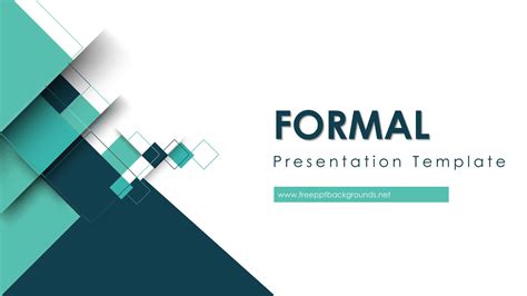 Formal Slides Powerpoint Templates - Aqua / Cyan, Business & Finance, Google Slides - Free PPT ...