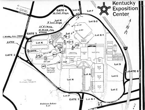 KY Expo Center Main Map | KYANA SWAP MEET