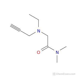 2-[ethyl(prop-2-yn-1-yl)amino]-N,N-dimethylacetamide Structure - C9H16N2O - Over 100 million ...