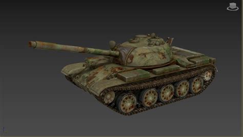 3D model Tank T54 VR / AR / low-poly | CGTrader