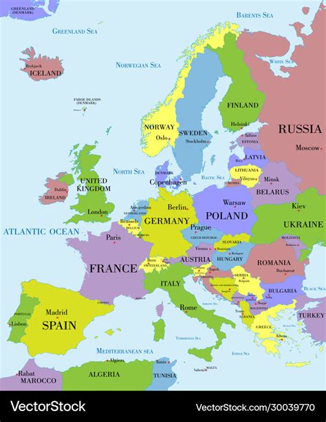 Map Of Europe Countries