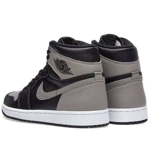 Nike Air Jordan 1 Retro High OG Black, Medium Grey & White | END.