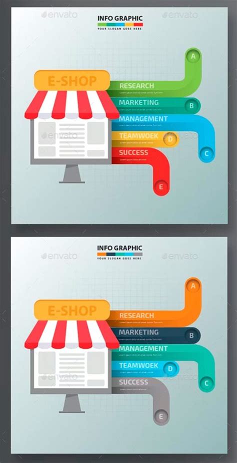 E-Commerce Infographics Design – MasterBundles