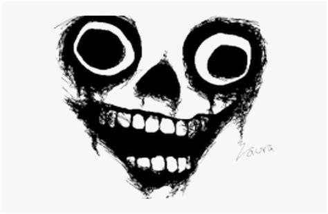 Creepy Clipart Smile Man - Scary Roblox Face, HD Png Download , Transparent Png Image - PNGitem