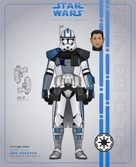 Echo (ARC Trooper) by efrajoey1 on DeviantArt Star Wars Characters Pictures, Star Wars Pictures ...