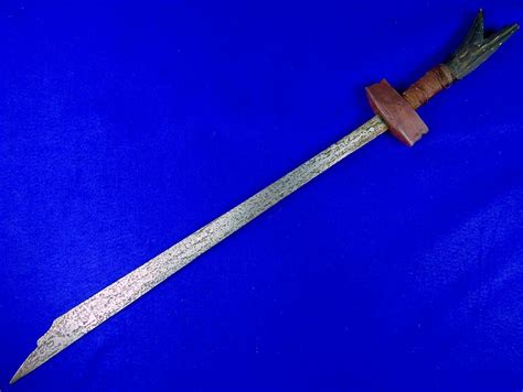 Antique Old Philippines Philippine 19 Century Large Kampilan Sword Swo – ANTIQUE & MILITARY FROM ...