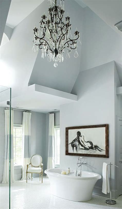 A chandelier over your bathtub may look romantic, but don't do it.