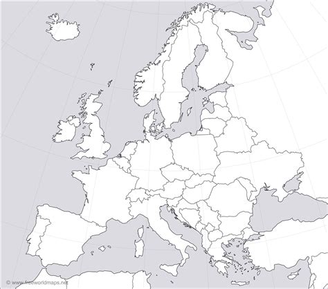 Europe Blank Map