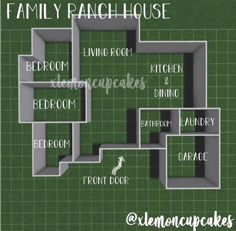 the family ranch house floor plan