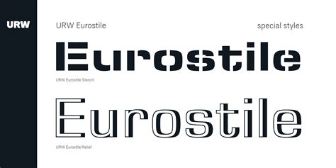 URW Eurostile Font | Fontspring