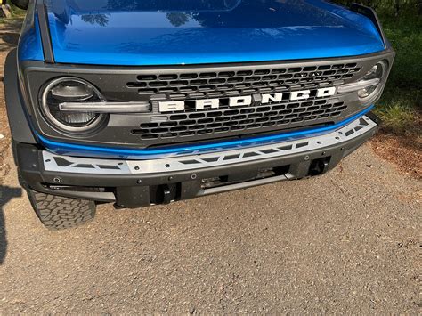 2021 Ford Bronco Accessories - Front Bumper Plate - Razor Edge – Hobbs ...