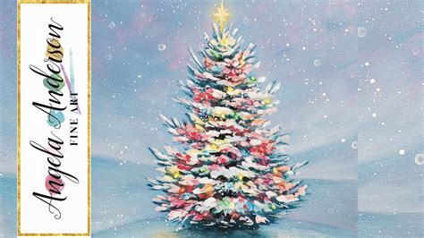 Youtube Acrylic Painting Tutorials For Beginners Christmas - I learned to draw with a pencil ...