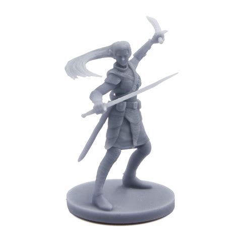 Female Elven Bladesinger | Scale Miniature for Dungeons and Dragons - More This Way