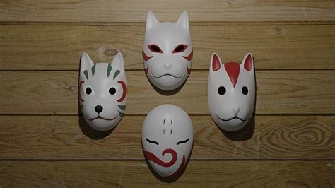 3D model ANBU masks from Naruto VR / AR / low-poly | CGTrader