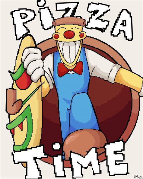 Pizza Tower- Pizza head by KrisFrogg on DeviantArt