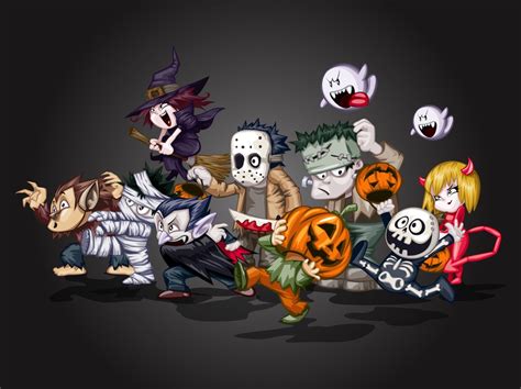 Halloween Characters Vector Art & Graphics | freevector.com