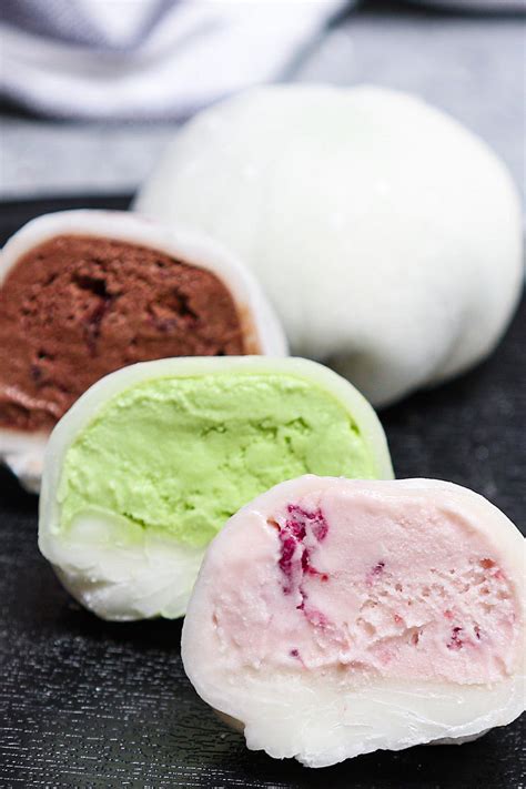 Easy Mochi Ice Cream – 3 Flavors (+Video)