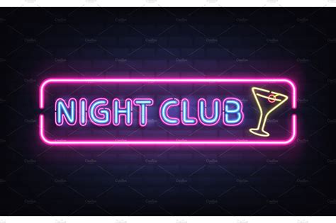 Night club, cocktail bar neon | Textures ~ Creative Market