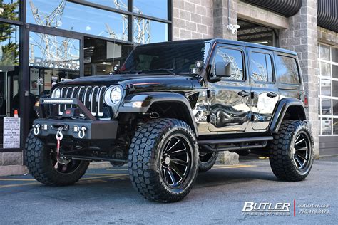 Jeep Wrangler with 22in Black Rhino Thrust Wheels exclusively from Butler Tires and Wheels in ...