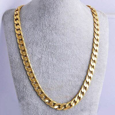 Mens Gold Chain Rapper Necklace 20’ | eBay