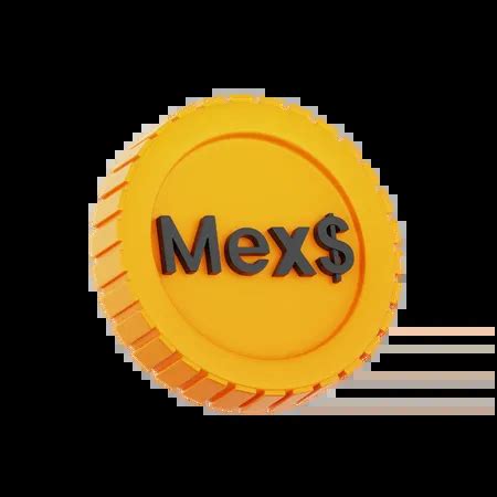 Peso Mexico 3D Icon download in PNG, OBJ or Blend format