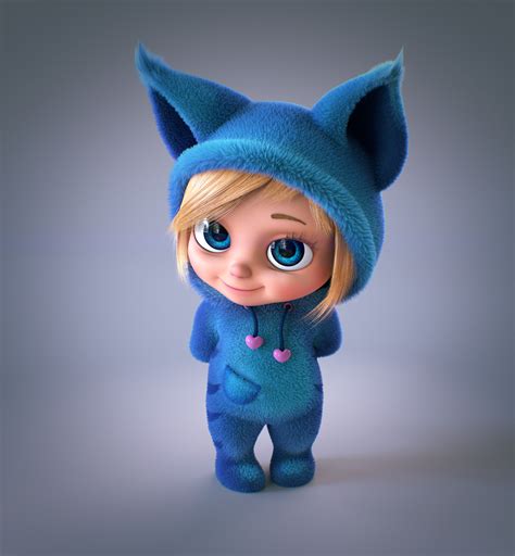 Dave and Ava characters :: Behance