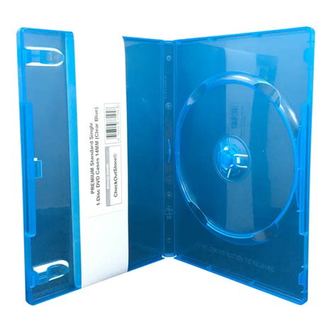 (10) CheckOutStore Premium Standard Single 1-Disc DVD Cases 14mm (Clear ...