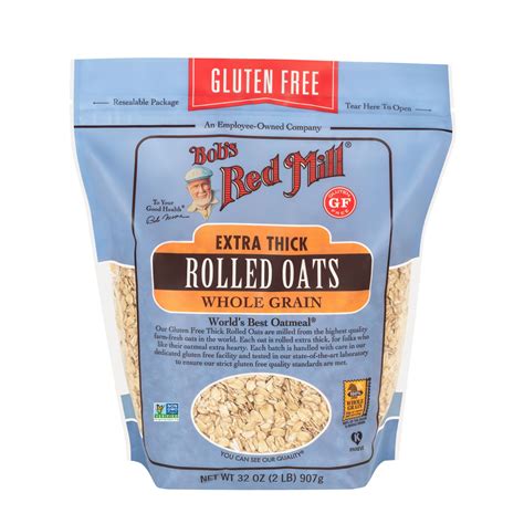 Gluten Free Extra Thick Rolled Oats | Bob's Red Mill Natural Foods