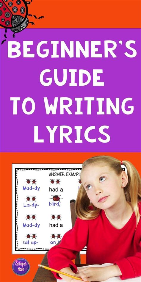 Writing Lyrics with rhythm: explore the basics of lyric writing using rhythm and syllables ...