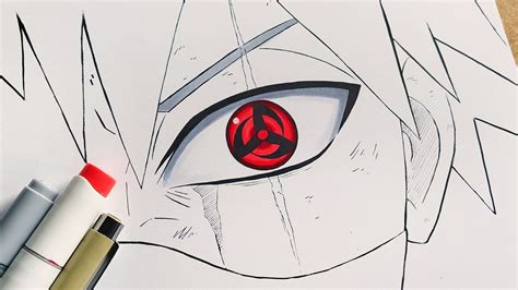 Kakashi Mangekyou Drawing