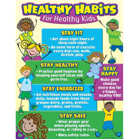 Healthy Habits for Healthy Kids Chart - TCR7736 | Teacher Created Resources