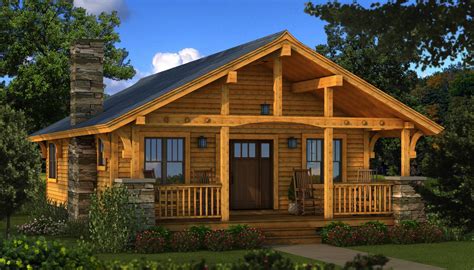 Bungalow 2: Log Cabin Kit - Plans & Information | Southland Log Homes | Log cabin plans, Cabin ...