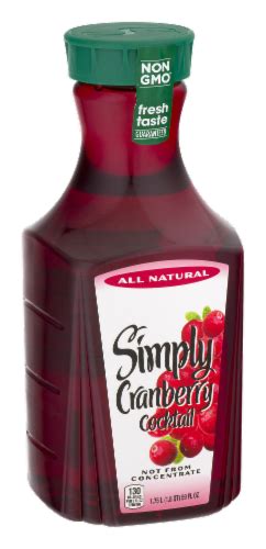 Simply Cranberry Cocktail Juice, 1.75 L - Kroger