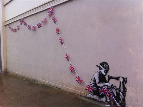 Street Art Utopia » We declare the world as our canvas » Banksy back to celebrate the Queen’s ...