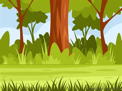 Forest background vector - Backgrounds - FREE-VECTORS.NET