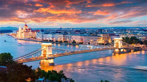 Online crop | HD wallpaper: chain bridge, budapest, hungary, europe ...