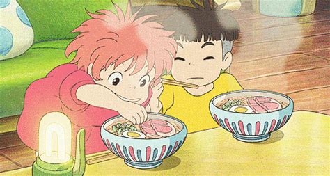 Ramen from Ponyo. | Ghibli movies, Studio ghibli, Studio ghibli movies