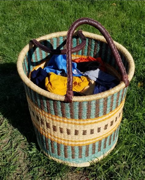 Handwoven Laundry Basket With Handles Laundry Hamper Large - Etsy