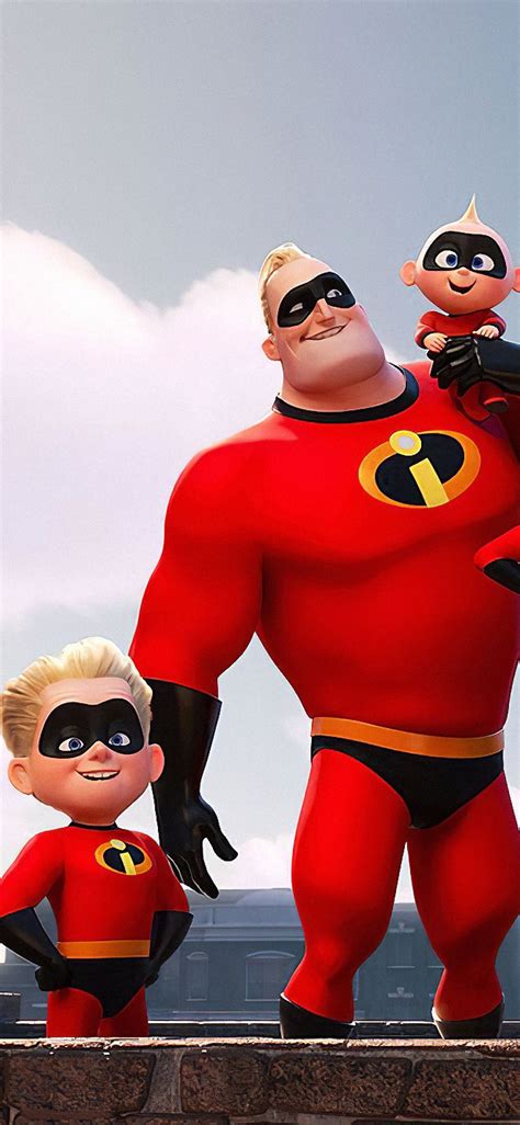 the incredibles 2 team iPhone X Wallpapers Free Download